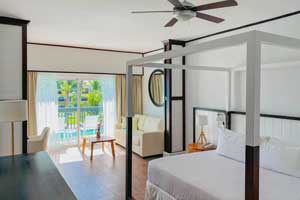 Las Superior Deluxe Junior Suites con Vista al Jardín en Ocean Blue & Sand, Punta Cana