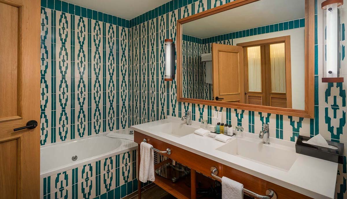 Vista de la playa del resort